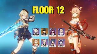 Physical Freminet & C0 Yoimiya Mono Pyro | Genshin Impact 5.2 Spiral Abyss Floor 12