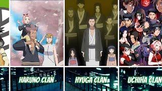 Major Clans In Naruto Shippuden || Clans In Naruto shippuden