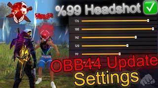 (OBB44) Update Free Fire 200 Sensitivity ️ - Best Setting for Headshot ️ Free Fire After Update