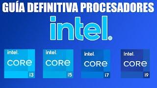 DIFERENCIAS PROCESADORES INTEL CORE i3 i5  i7 i9