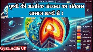 History of geological structure of earth|पृथ्वी की भूगर्भिक संरचना का इतिहास