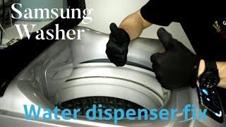 Samsung Washer not dispensing water. DIY fix