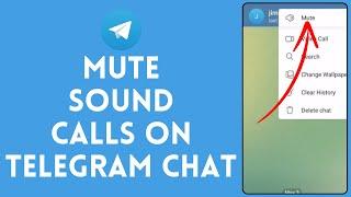 How to Mute Sound Calls on Telegram Chat (2024) | Telegram Tutorial