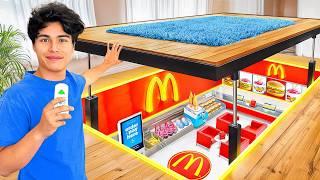 I Built a SECRET McDonald’s In My Room!