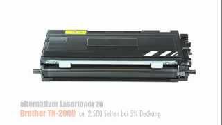 alternativer Lasertoner zu Brother TN-2000 von www.Tintenpatrone.net