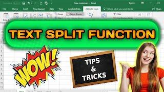 Discover TEXT SPLIT Function in Excel (Plus Awesome Tips)