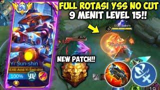 9 MENIT LEVEL 15!! NO CUT FULL ROTASI TOP GLOBAL 1 YSS BUILD & EMBLEM NEW PATCH UPDATE 2024 - MLBB