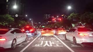 Night Ride in Seoul, Korea (No Talking, No Music)