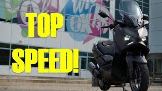 2024 YAMAHA XMAX 300 TOP SPEED WITH GPS