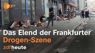 Elendsquartier Bahnhofsviertel: Braucht Frankfurt eine neue Drogenpolitik? | Länderspiegel