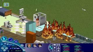 The Sims 1- Cooking Fire