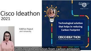 Cisco ideathon Video Submission Round | "Qualified" | Cisco Ideathon 2021 | Siddhee Singh