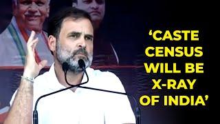 Rahul Gandhi calls for caste census AGAIN | "Want X-ray of India done" | Latest News | Congress