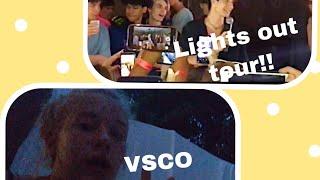 VSCO sleepover and the lights out tour!