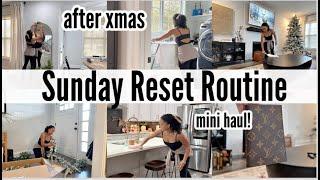 SUNDAY RESET ROUTINE || SPEED CLEAN || AFTER CHRISTMAS CLEAN