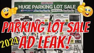 Harbor freight PARKING LOT SALE LEAK #tooldeals #diy #harborfreight