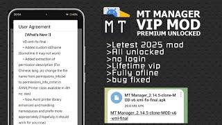 MT Manager 2.14.5 clone MOD v6 xml fix final version || 2025 letest Mt VIP