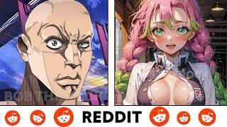 Mitsuri Kanroji vs Reddit | The Rock Reaction Meme | Anime vs Reddit | Demon Slayer