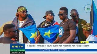 P-Square arrived in Juba South Sudan for together for peace concert 25th December 2022