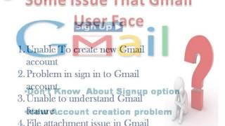 Gmail SignUp issue