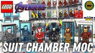 LEGO Iron Man Hall of Armor Update #4: Suit Chamber MOC Design!