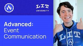 Event communication between web components - Lit University (Advanced)