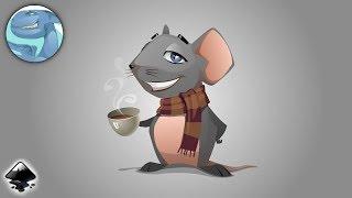 Mouse cartoon character. Vector art with Inkscape.