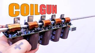 I've Made a Powerful COILGUN | Separate Stages PCB