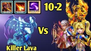 Lavanica Vs Top 13 | 10/10 Feiry Comet | Killer Lava | Fully Maxed | Castle Clash