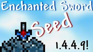 How to get an EASY Enchanted Sword in Terraria 1.4.4.9