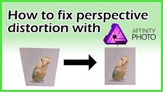 How to Fix Perspective Distortion | Affinity Photo tutorial