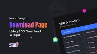 How to Design a Download Page Using EDD Download Widget