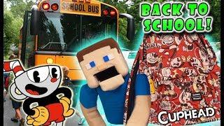 CUPHEAD Rare School BACKPACK Gamestop SDCC Exclusive Unboxing Funko Pop Gameplay