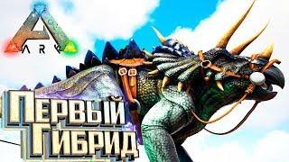 ПЕРВЫЙ ГИБРИД ДИНОЗАВРА - мод Hybrids ARK Survival Evolved #1