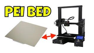 Creality PEI Magnetic BED on Creality Ender 3 PRO