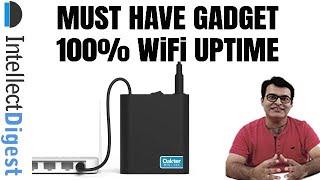 WiFi Router UPS Review- [ NO INTERNET DOWNTIME] Must Have Gadget | Great Tech Gift Under Rs. 1500