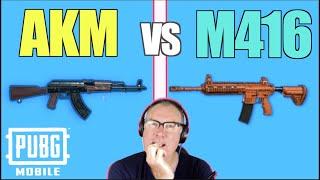 M416 VS AKM Pubg Mobile Attachments & Real Stats