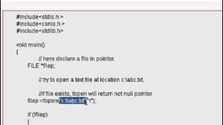 How to check if file exists or not in c