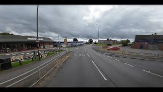 Mastering Lane Dominance for Left Turn at McDonald's Roundabout - HGV Test Route