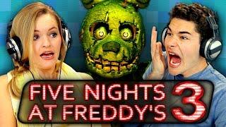 FIVE NIGHTS AT FREDDY'S 3 (Teens React: Gaming)