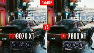 RX 9070 XT vs RX 7800 XT  + Ryzen 7 7700X Tested in 15 Games | 1440p Max Settings | Benchmark