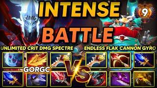 AMAZING CARRY BATTLE Between Unlimited Crit Damage Gorgc Spectre Vs. Endless Flak Cannon Gyrocopter