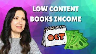 KDP Low Content Books Income for October 2021 - make money online with Amazon KDP