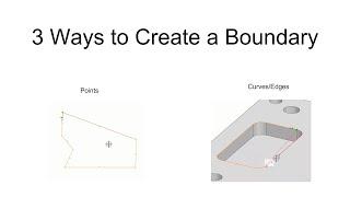 Solid Edge CAM Pro: What is a boundary