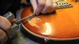 Insane Luthier Relics a US PRS guitar. Don't Do This At Home! Early Video, sorry..