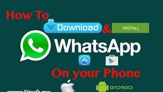 How to Download and Install WhatsApp