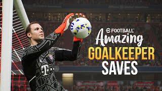 efootball 2022  | Amazing Goalkeeper Saves | 4K