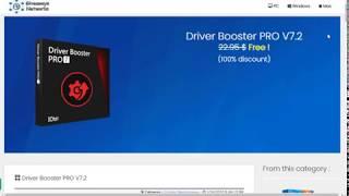 Giveaway : Driver Booster PRO V7.2 (100% Discount)