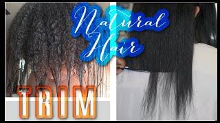 DO THIS in 2024 For LONGER NATURAL HAIR| How to TRIM YOUR ENDS