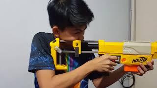 Realistic Recoil on a Nerf Rifle, Demo by Adrian